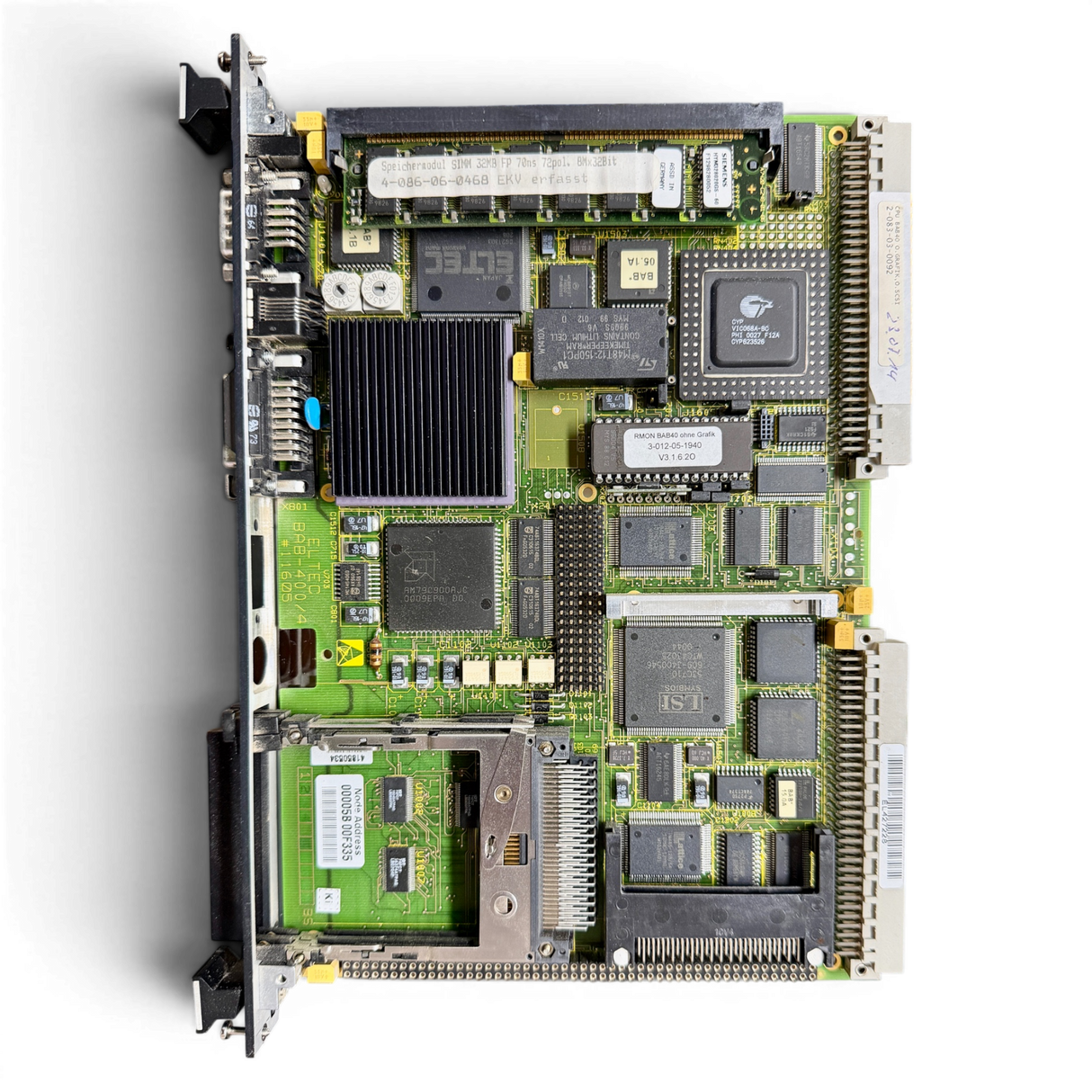 HOMAG CPU Steuerkarte BAB40 Art.-Nr. 2-083-03-0092 2083030092 inkl. Speichermodul 4-086-06-0463 4086060463