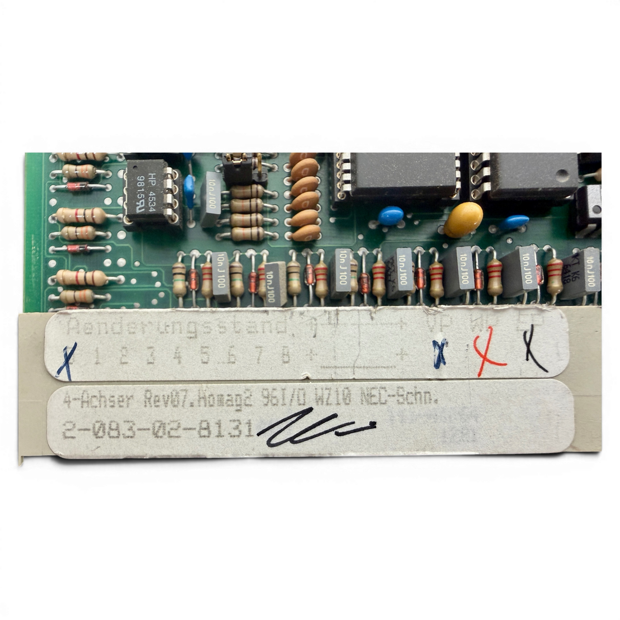 HOMAG Servo 4 Achskarte WZ10 NEC Rev.7 Art.-Nr. 2-083-02-8131   2083028131