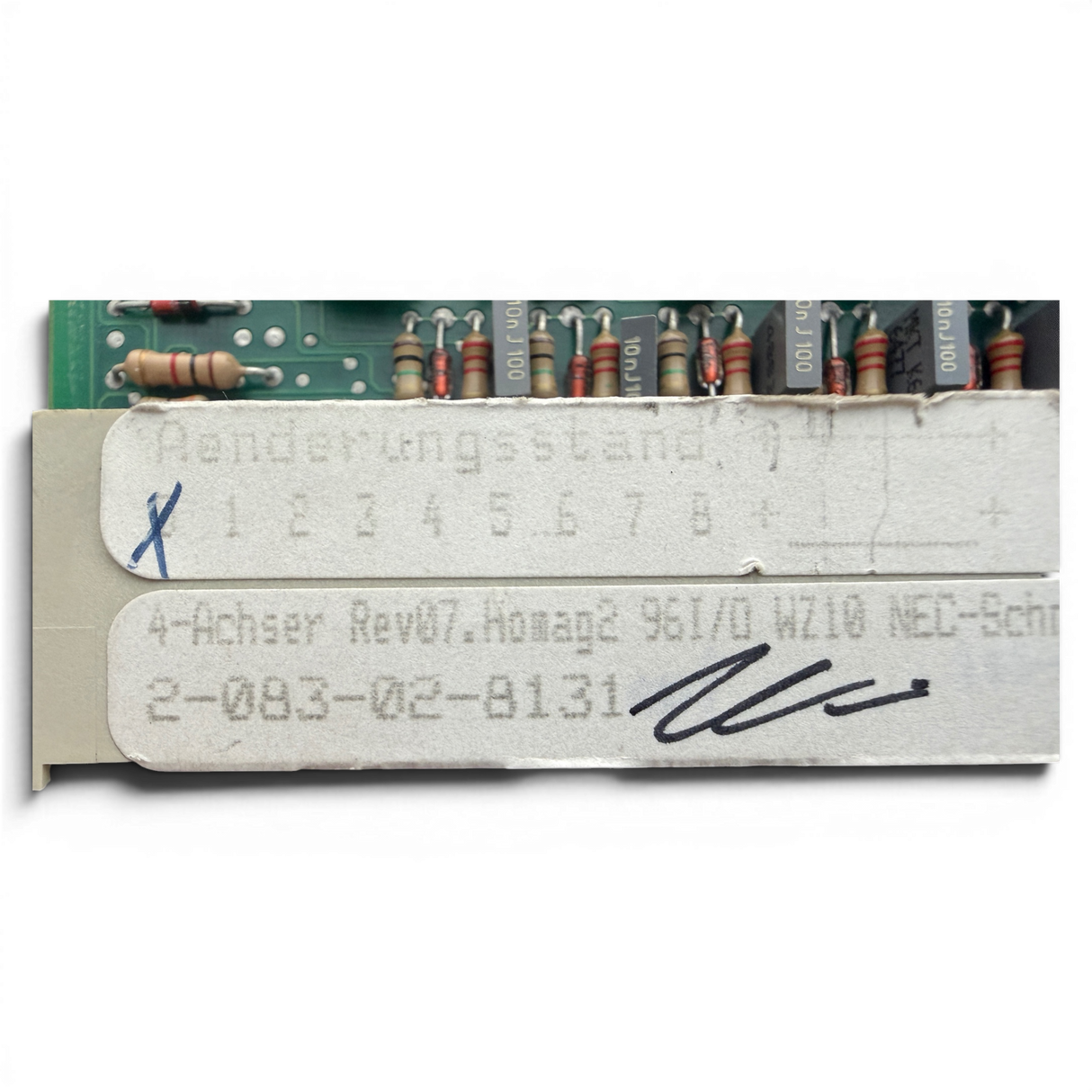 HOMAG Servo 4 Achskarte WZ10 NEC Rev.7 Art.-Nr. 2-083-02-8131   2083028131