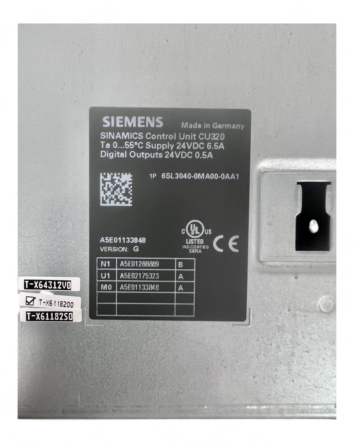 SIEMENS SINAMICS Control Unit CU320 6SL3040-0MA00-0AA1 mit Compact Flash Karte