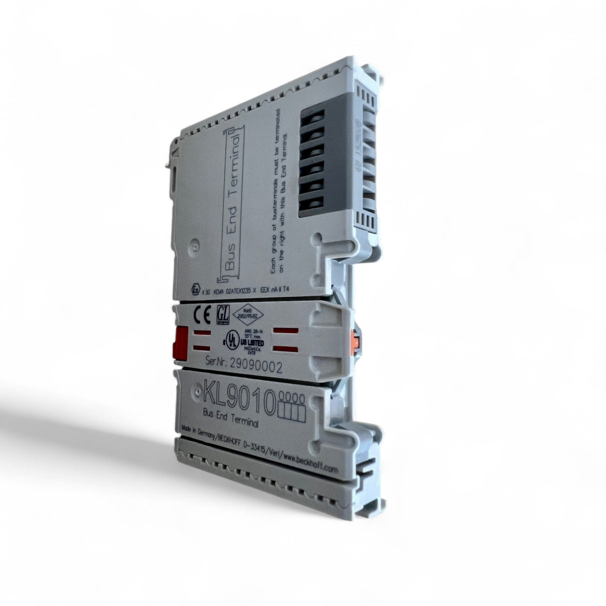 HOMAG Beckhoff Busklemme KL9010 End Terminal – Artikelnummer 4086050352