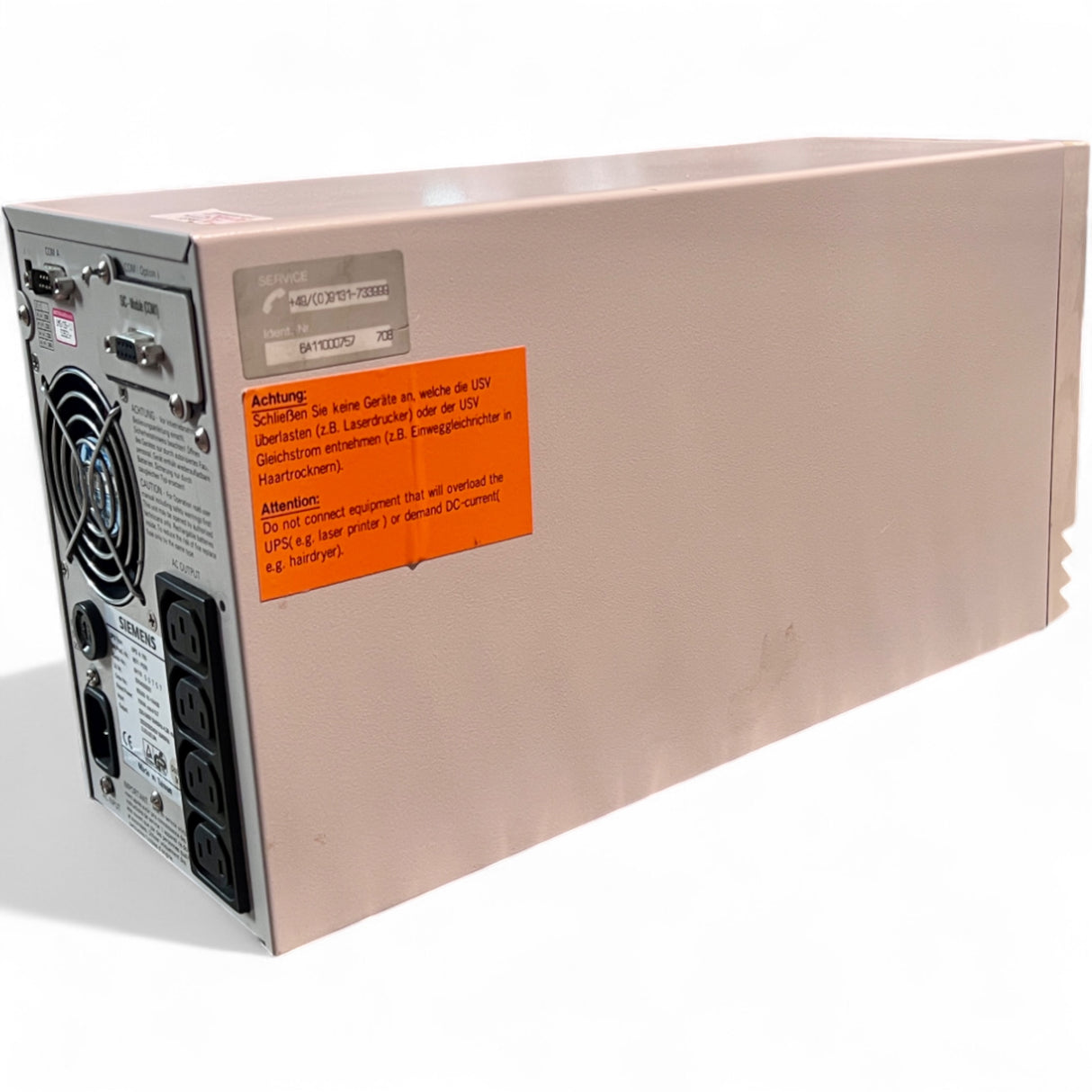 Siemens transformer 4AP1795-8DA00-8Y power supply