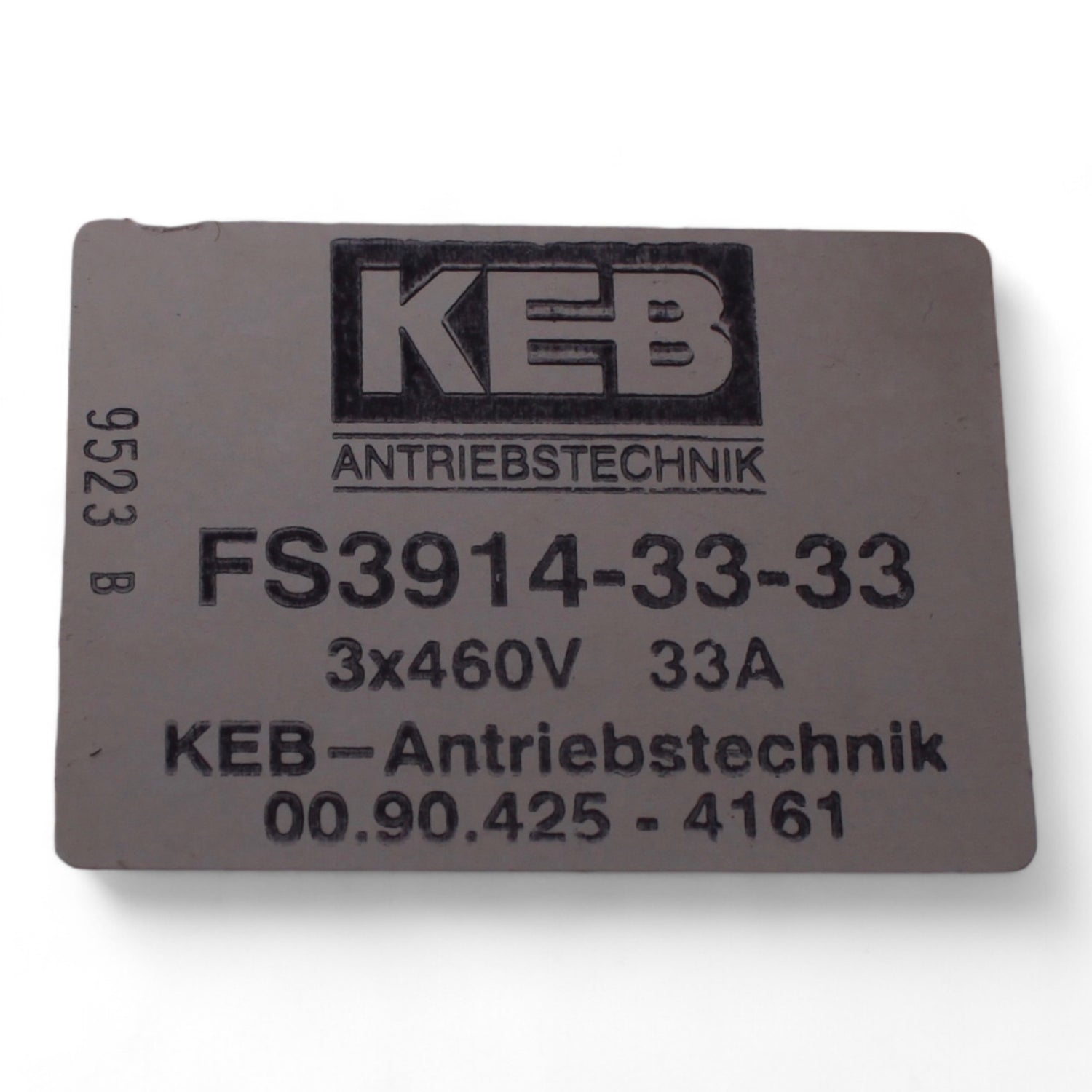 KEB HOMAG  FS3914-33-33 00.90.425-4161 Filter 3x460V 33