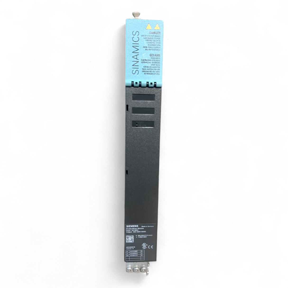 Siemens SINAMICS S120 Double Motor Module SL 6SL3120-2TE21-8AA3 – aus Homag Z‑Achse