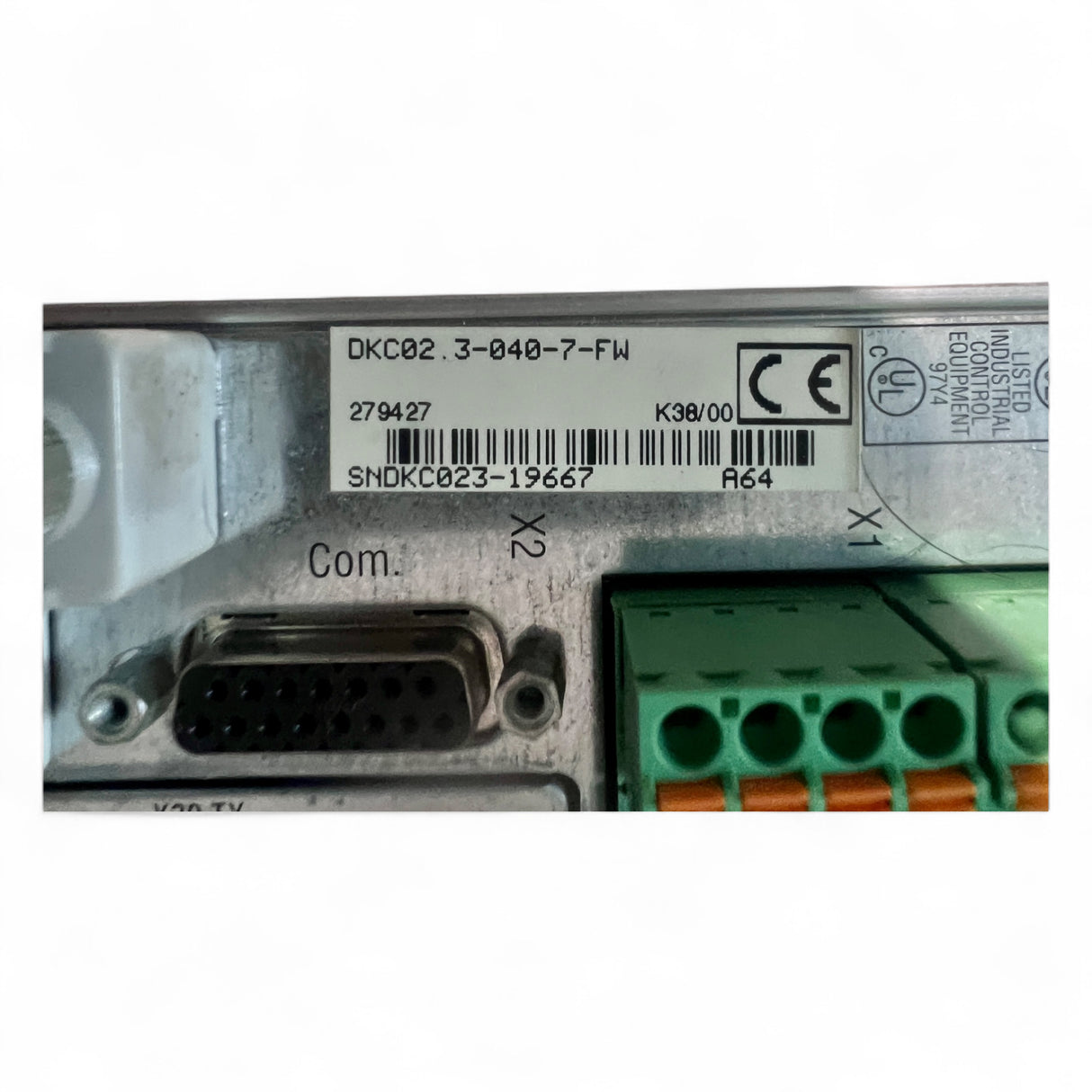 Bosch Rexroth Indramat EcoDrive Servoregler DKC02.3-040-7-FW mit Firmware FWA-ECODR3-SMT-01VRS