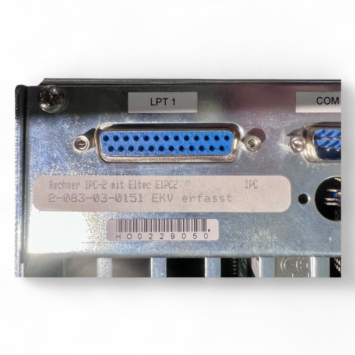 HOMAG Rechner / Computer IPC2 + ELTEC EIPC2 – BAZ 41 – Art.-Nr. 2-083-03-0151 / 2083030151