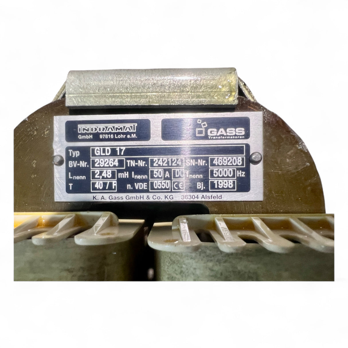 Indramat Drossel GLD 17 Art.-Nr. 29264 HOMA BAZ BOF