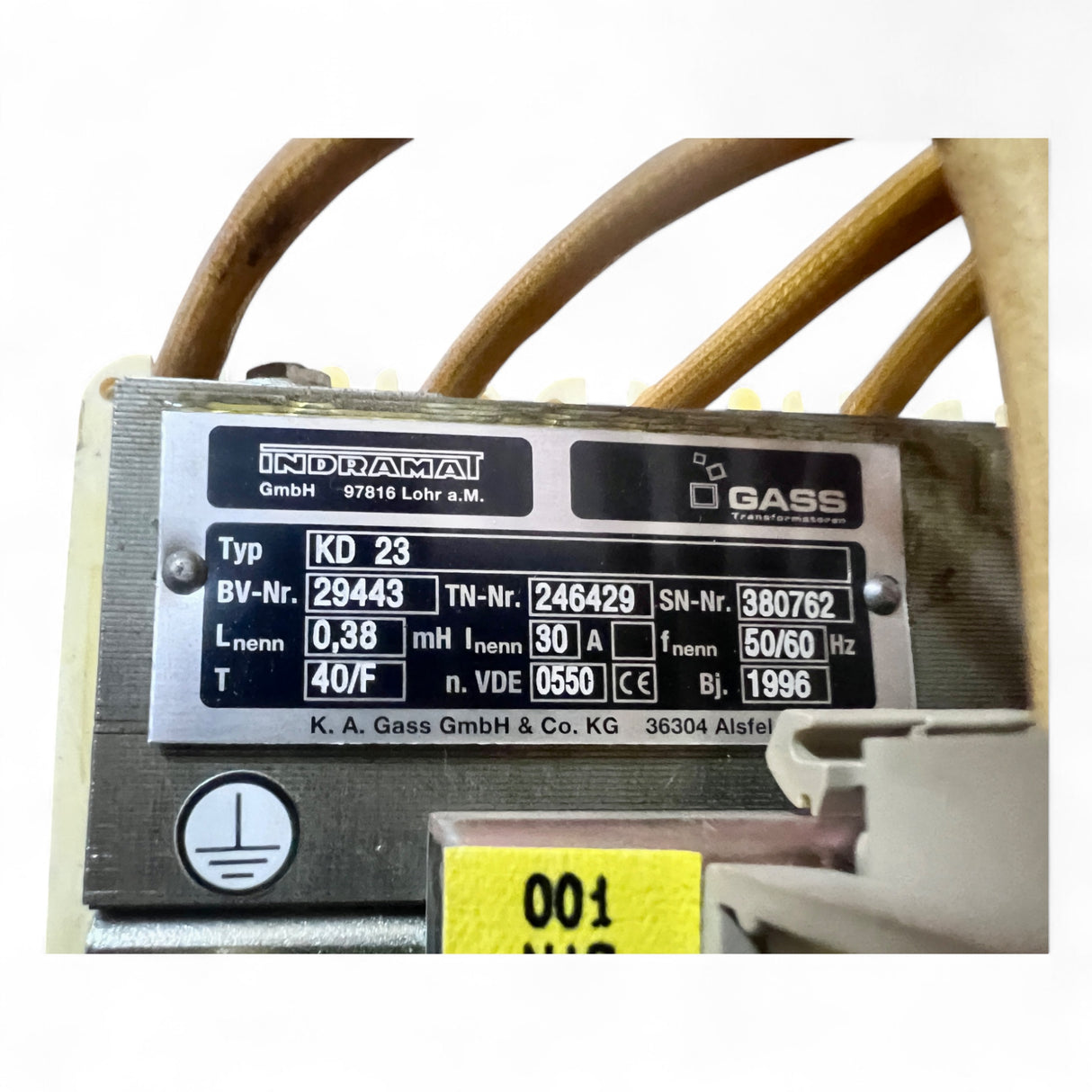 Indramat Netzdrossel KD 23 Art.-Nr. 29443 HOMAG BAZ BOF