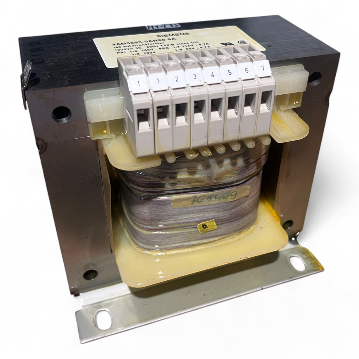 Siemens Autotransformator 1000 VA 240→115/60/30 V – 4AM5595-0AN80-8A | Step-Down | Control (aut.)