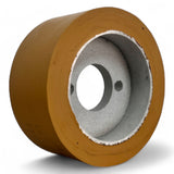 4 Stück -PUR Vorschubrolle 120 x 60 mm Polyurethan (PU R) mit Stahlkern – Ø35 mm Bohrung – Teilkreis 8,5 x 48 – für Maggi, Haffner, HolzHe