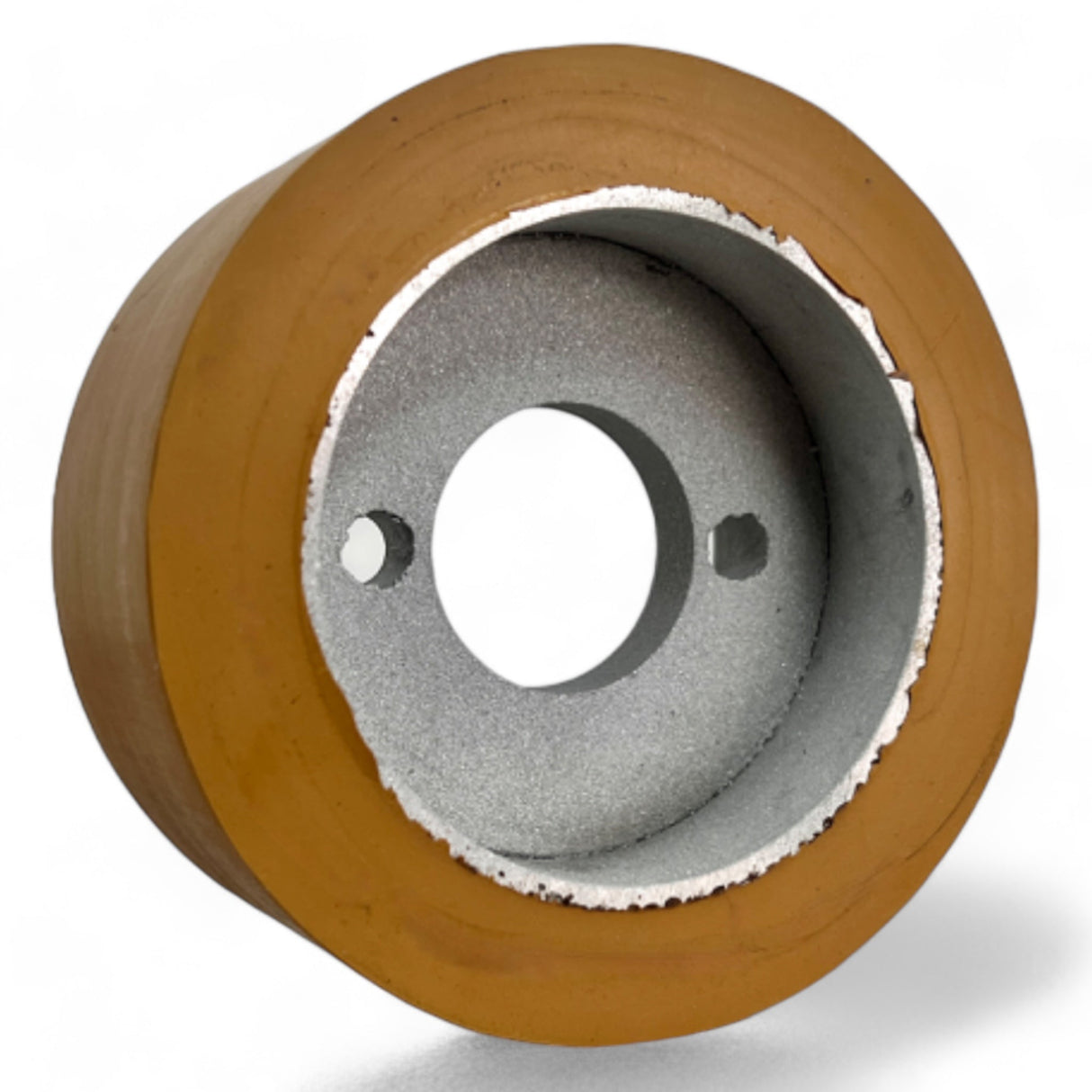 3 Stück - PUR Vorschubrolle 120 x 60 mm Polyurethan (PU R / PU) mit Stahlkern – Ø35 mm Bohrung – Teilkreis 8,5 x 48 – für Maggi, Haffner, HolzHer8