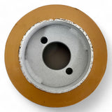 3 Stück - PUR Vorschubrolle 120 x 60 mm Polyurethan (PU R / PU) mit Stahlkern – Ø35 mm Bohrung – Teilkreis 8,5 x 48 – für Maggi, Haffner, HolzHer