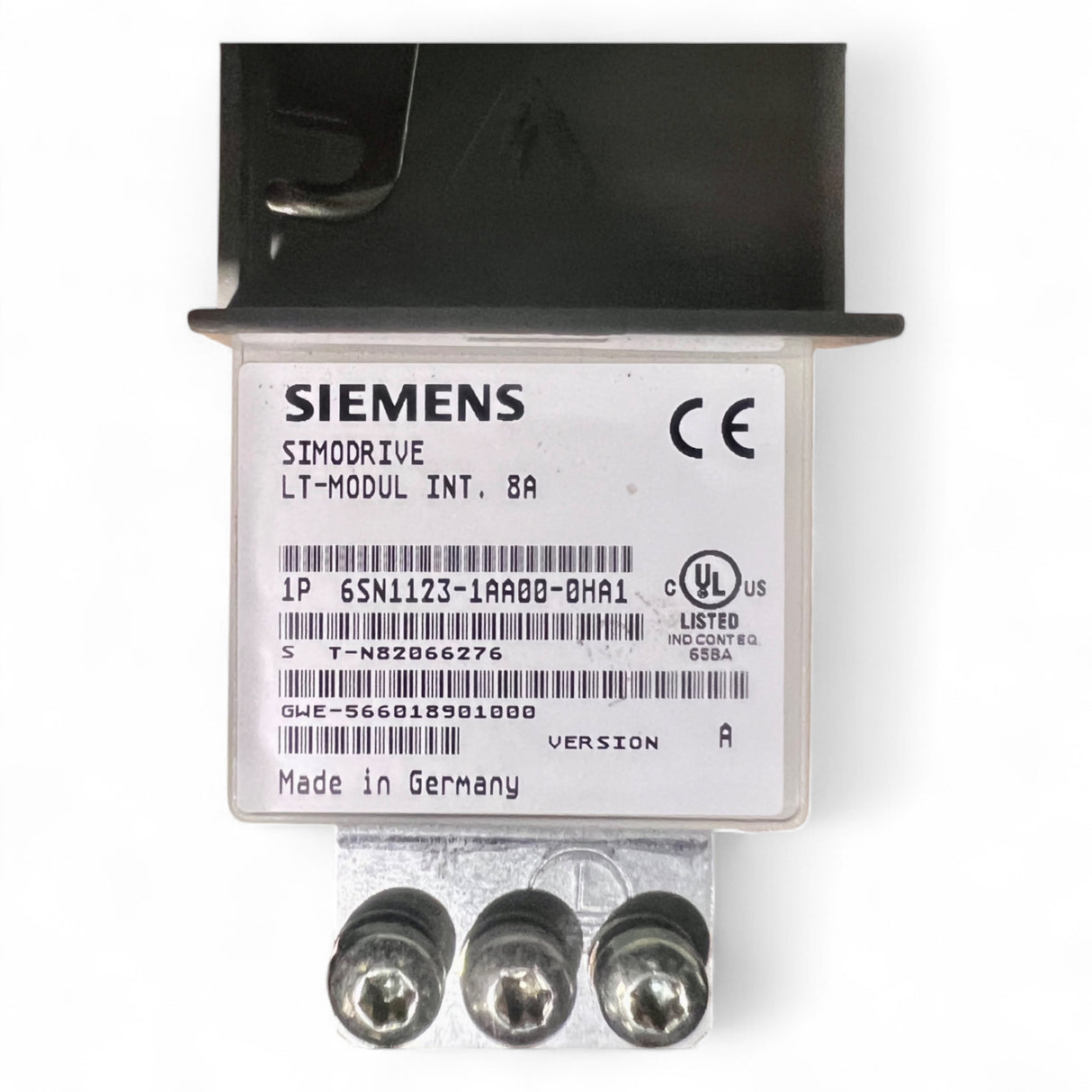Siemens Simodrive Netzteil 6SN1118-0NJ00-0AA2 und Leistungsmodul LT 8A 6SN1123-1AA00-0HA1 für IMA Maschinen