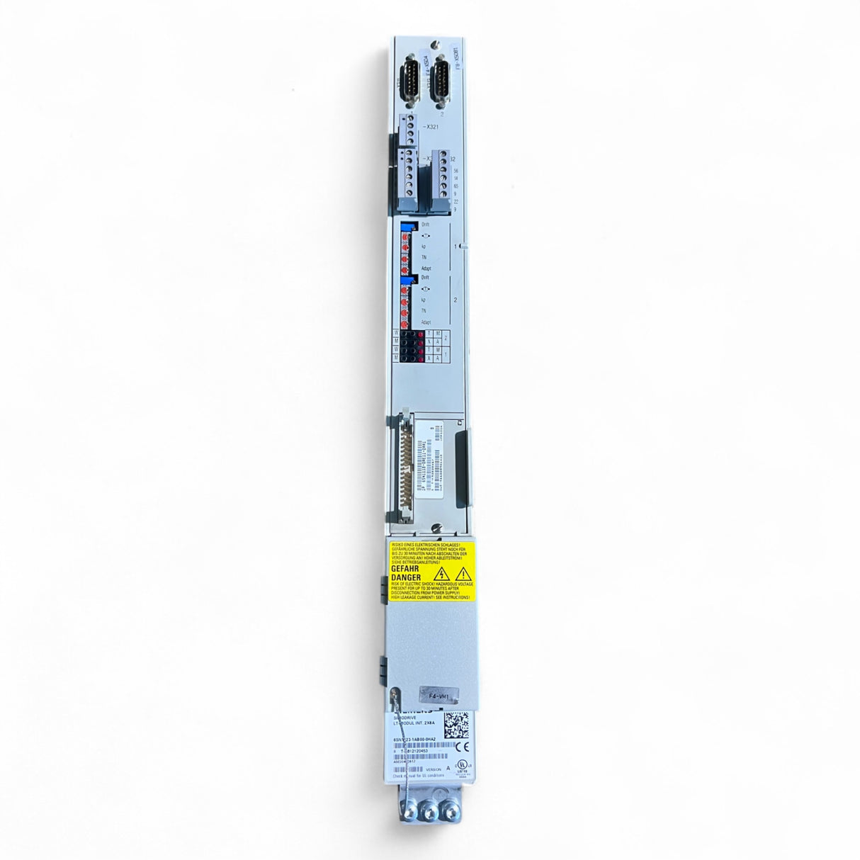 Siememens Simodrive LT-Modul INT. 2x8A Art.-Nr. 6SN1123-1AB00-0HA2 + Regelungseinschub Art.-Nr. 6SN1118-0AE11-0AA1 z. B. IMA 810 V