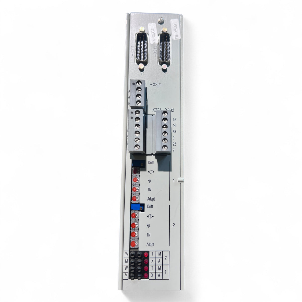 Siememens Simodrive LT-Modul INT. 2x8A Art.-Nr. 6SN1123-1AB00-0HA2 + Regelungseinschub Art.-Nr. 6SN1118-0AE11-0AA1 z. B. IMA 810 V