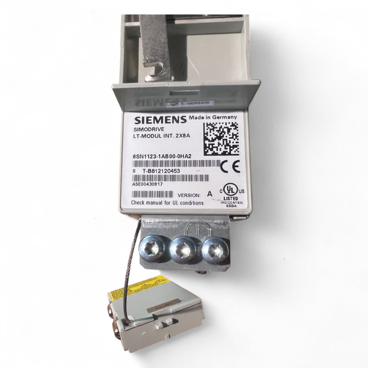 Siememens Simodrive LT-Modul INT. 2x8A Art.-Nr. 6SN1123-1AB00-0HA2 + Regelungseinschub Art.-Nr. 6SN1118-0AE11-0AA1 z. B. IMA 810 V