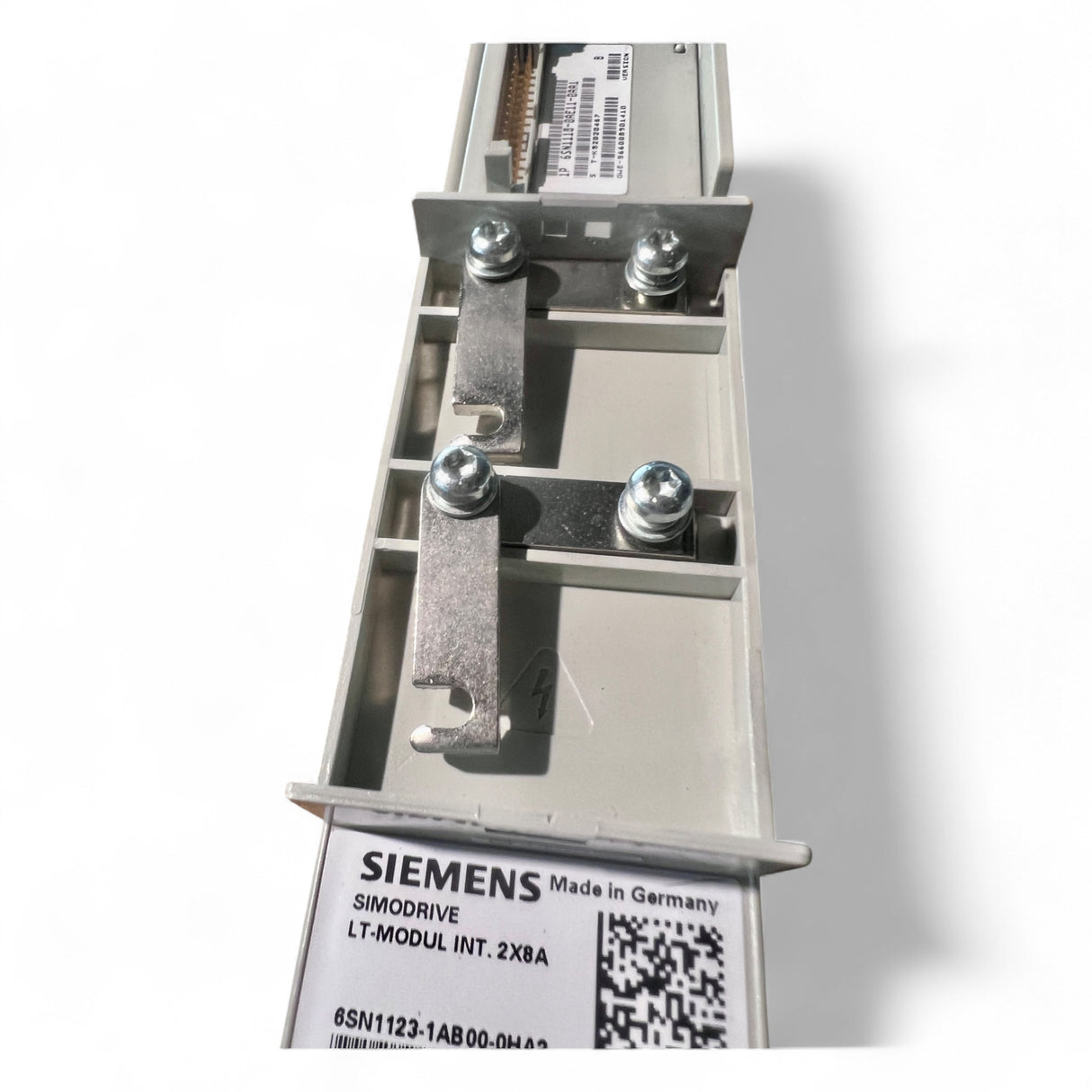 Siememens Simodrive LT-Modul INT. 2x8A Art.-Nr. 6SN1123-1AB00-0HA2 + Regelungseinschub Art.-Nr. 6SN1118-0AE11-0AA1 z. B. IMA 810 V