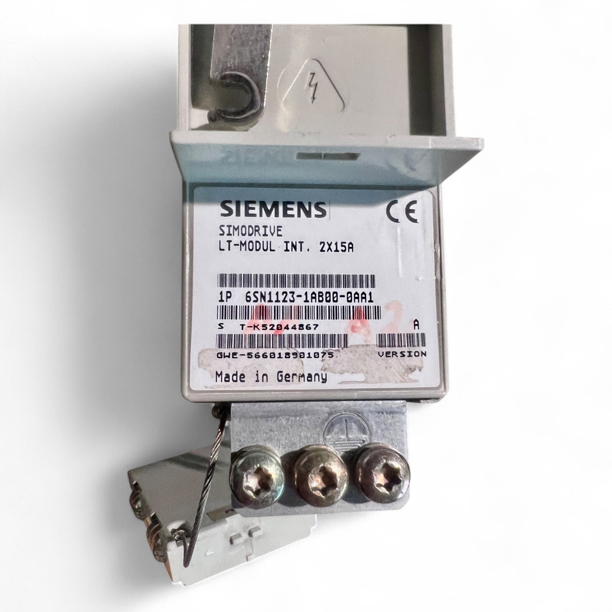 Siemens Simodrive LT-Modul INT. 2x15A Art.-Nr. 6SN1123-1AB00-0AA1 + Regelungseinschub Art.-Nr. 6SN1118-0AE11-0AA1 z. B. IMA 810 V