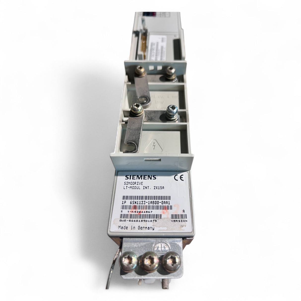 Siemens Simodrive LT-Modul INT. 2x15A Art.-Nr. 6SN1123-1AB00-0AA1 + Regelungseinschub Art.-Nr. 6SN1118-0AE11-0AA1 z. B. IMA 810 V