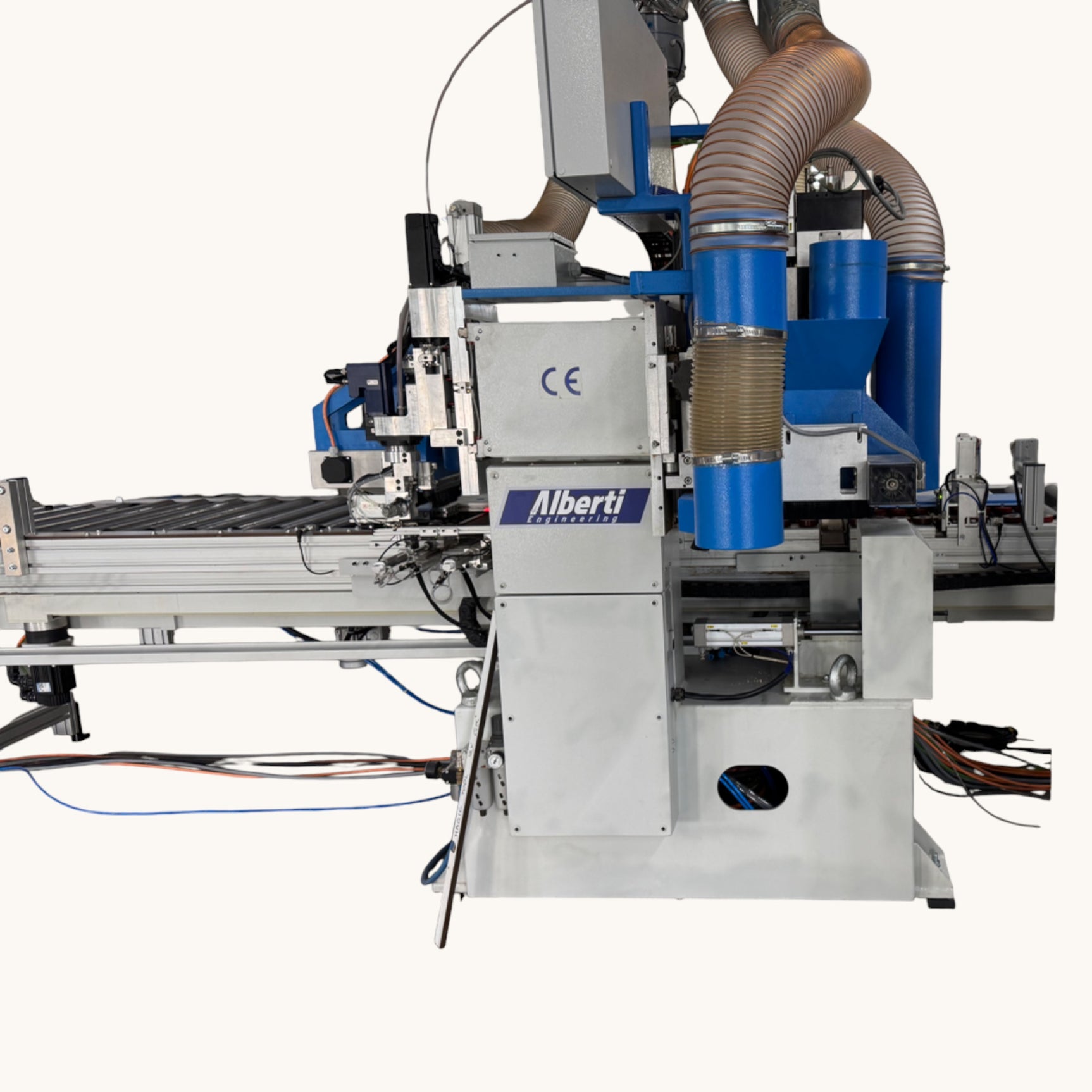 ALBERTI VECTOR CN CNC Vertikalbohrmaschine Fräsmaschine Dübeleintreibmaschine Beschlagsetzmaschine 6-seitig