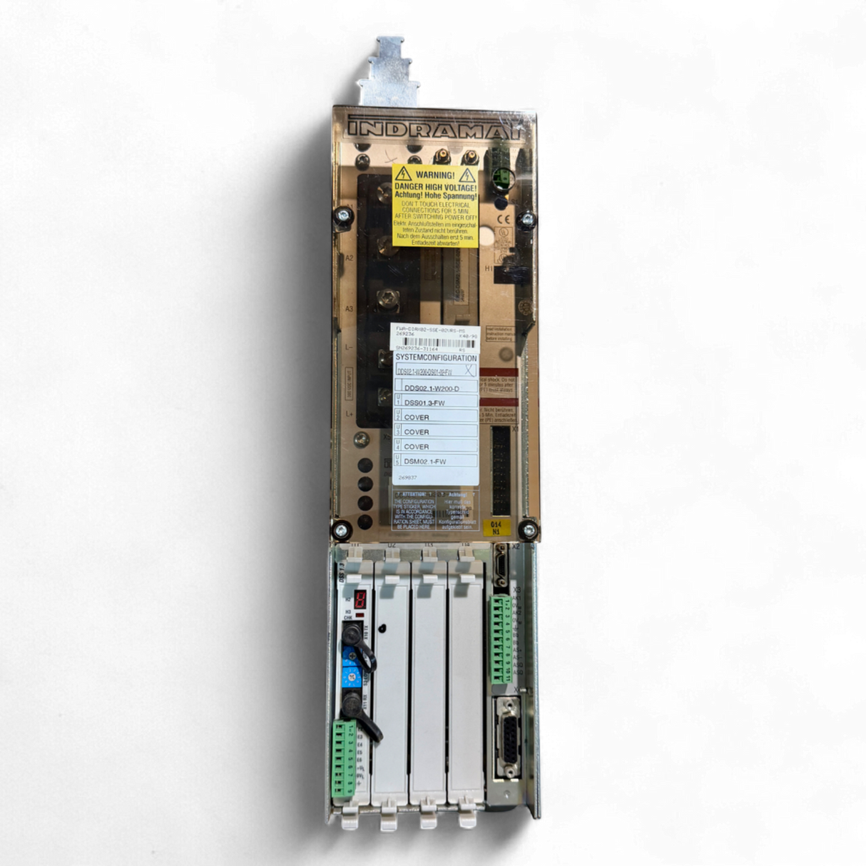 Bosch Rexroth Indramat Servoregler DDS02.1-W200-D für Homag BAZ 32 Digital AC Servo Controller Art.-Nr. DDS02.1-W200-