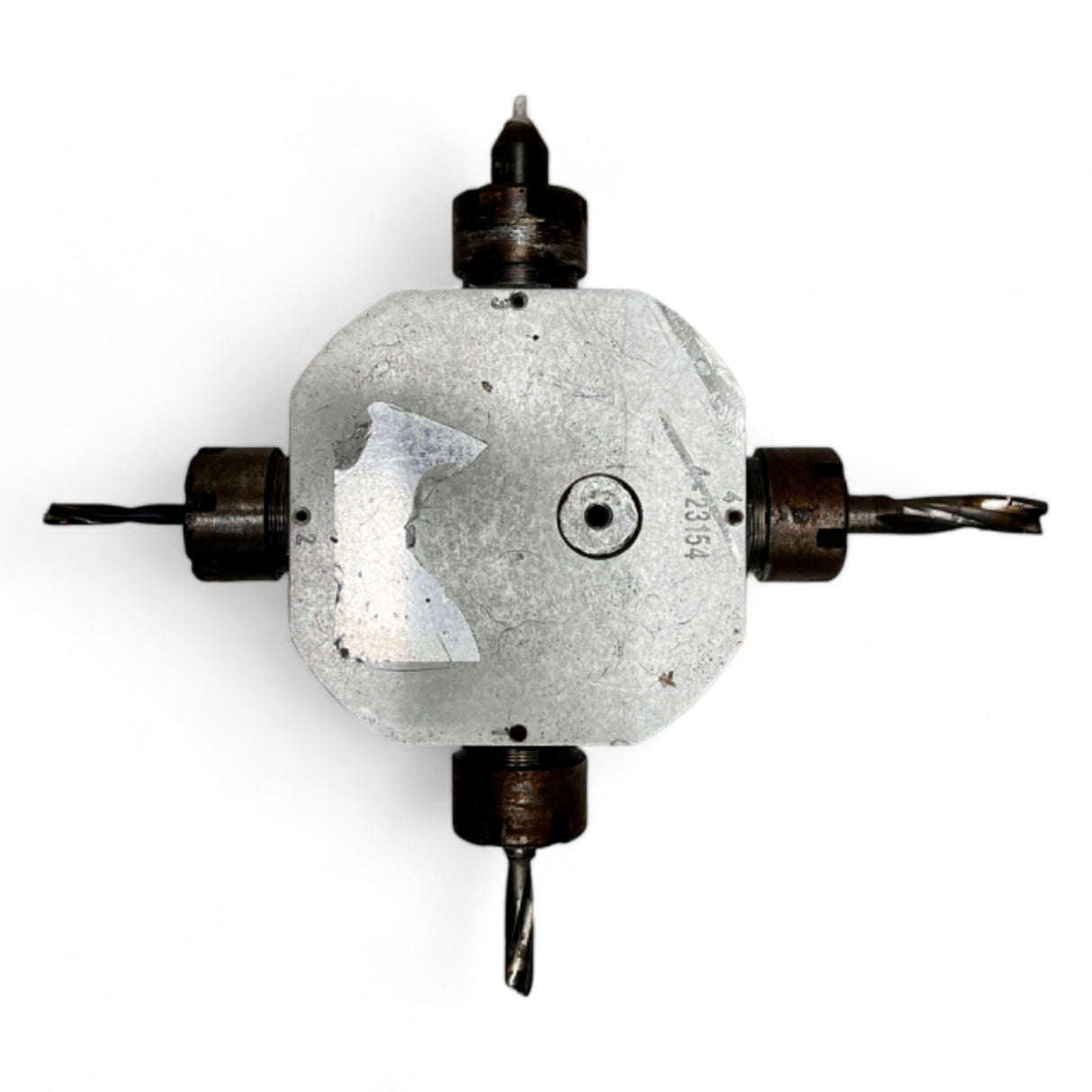 HOMAG/WEEKE/BENZ HBE Adapteraggregat Horizontales Bohraggregat Fräsaggregat 4 Ausgänge  2-056-10-3071