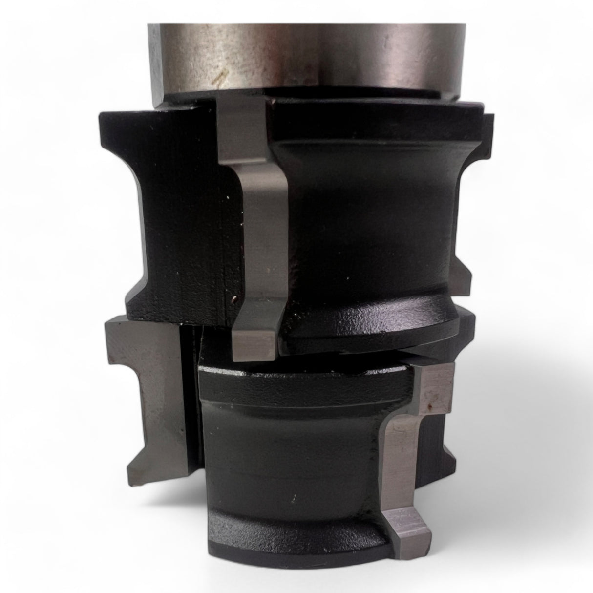 HSK 63 F Spannzangenfutter mit Bohrungsaufnahme und Duplex HW Profilfräser D=63 mm L=36 mm
