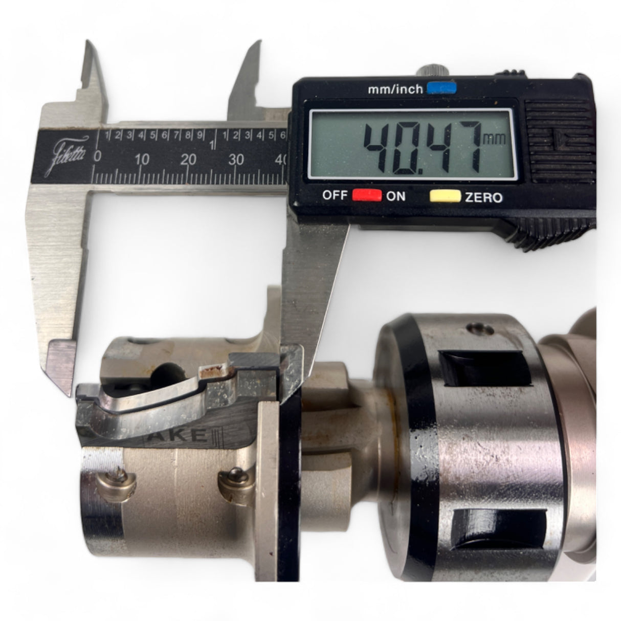 HSK 63 F Spannzangenfutter mit Spannzange und HW Wechselplatten Profilfräser Ø 76 mm B=40 mm , Z=2
