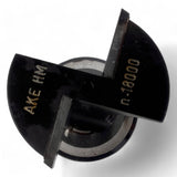 HSK 63 F Spannzangenfutter mit austauschbaren Spannzangen und HW Profilfräser Ø 22 mm, L=40 mm, Z=2