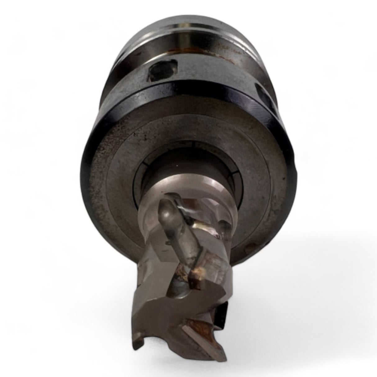 HSK 63 F Spannzangenfutter mit austauschbaren Spannzangen und DIA Fräser Ø 22 mm, L=34 mm, Z=3