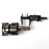 HSK 63 F Spannzangenfutter mit austauschbaren Spannzangen und DIA Fräser Ø 22 mm, L=34 mm, Z=3