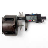 HSK 63 F Spannzangenfutter mit Spannzange und Fräser D=3,9 L= 12,9 mm