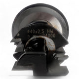 HSK 63 F Spannzangenfutter 2 HW Fräser 40x 2,5 mm Z=2 N=24.000