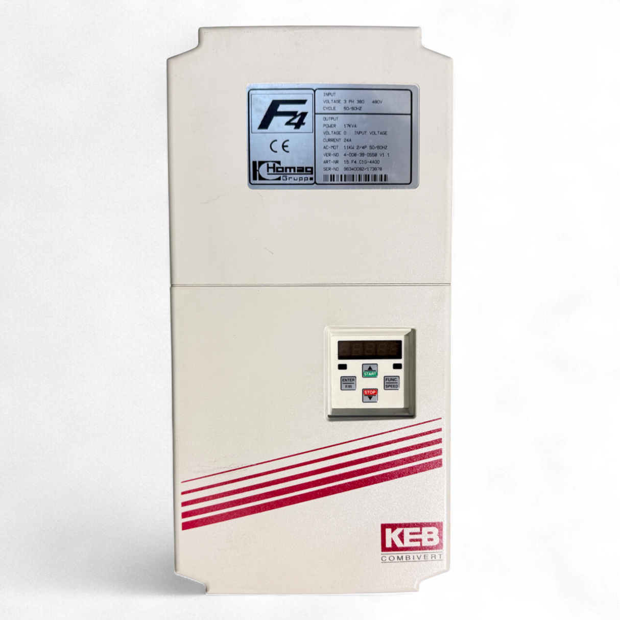 KEB Combivert F4 Frequenzumrichter Homag Art.-Nr. 15.F4.C16-4A00 4-008-39-0558