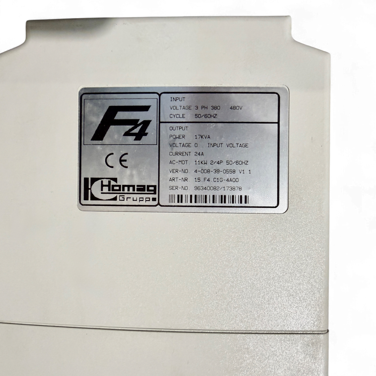 KEB Combivert F4 Frequenzumrichter Homag Art.-Nr. 15.F4.C16-4A00 4-008-39-0558