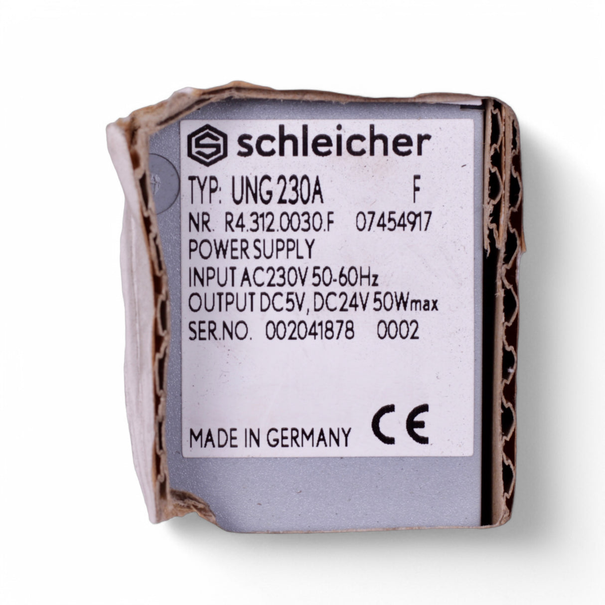 Schleicher UNG 230 A Nr. R4.312.0030.F Power Supply