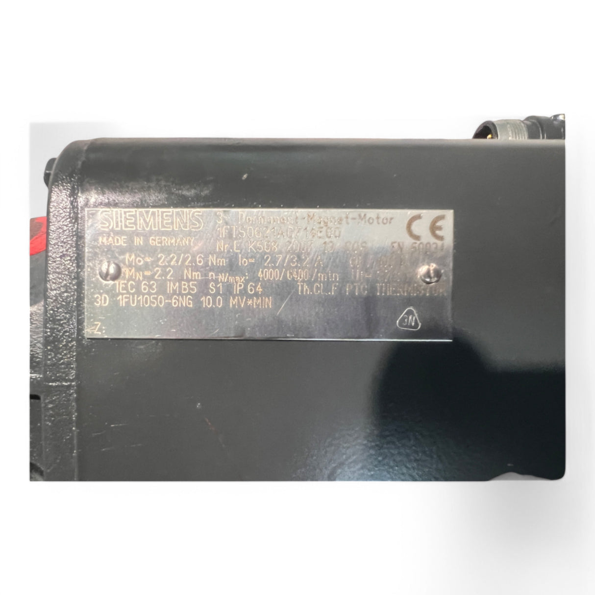 SIEMENS  3- Permanent-Magnet-Motor 1FT5062-1AG71-4EG0