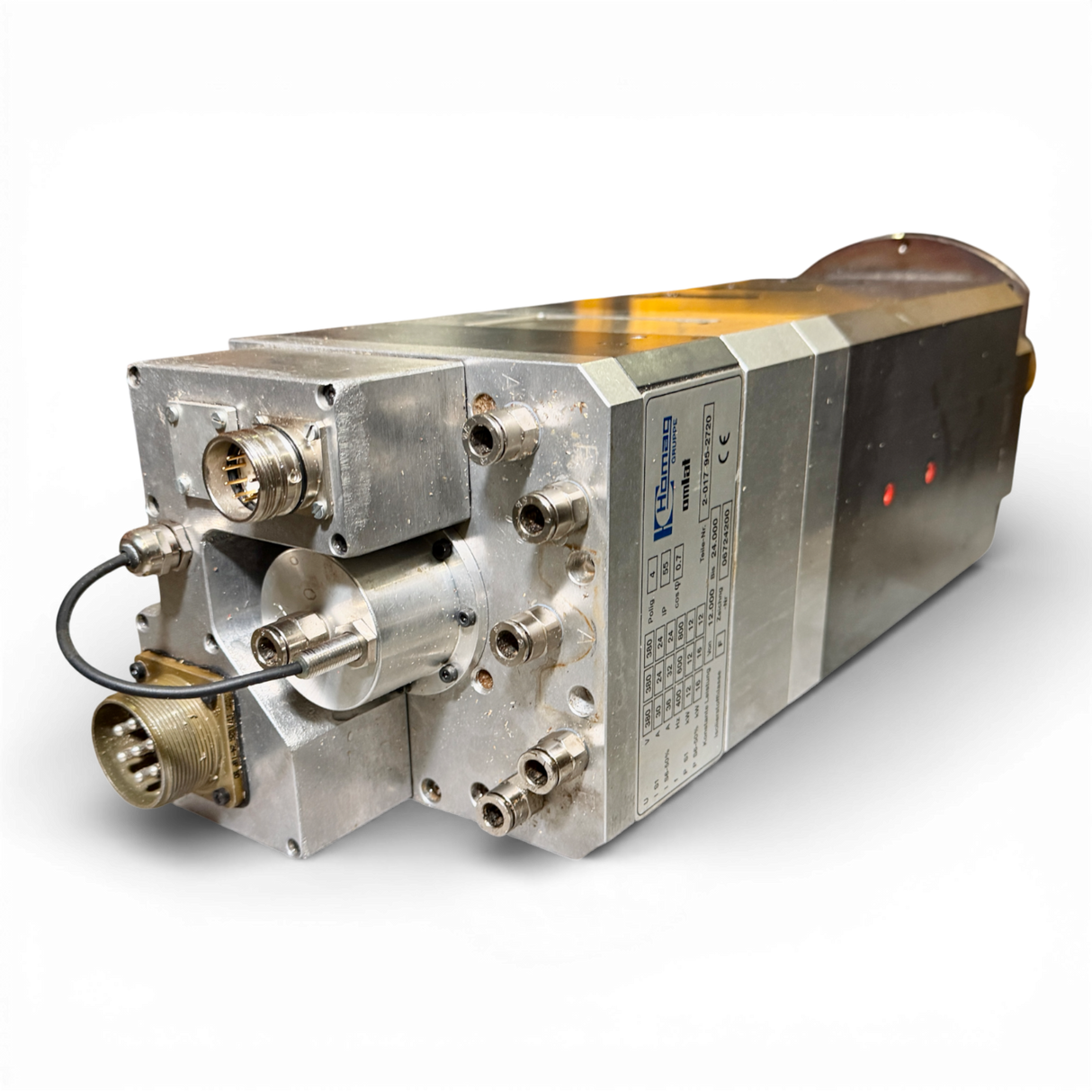 HOMAG WEEKE OMLAT Motorspindel Hauptspindel Motorspindel Motor Hauptmotor Teile Nr. 2-017-95-2720 Art Nr 2017952720 Zeichnung 06724200 CNC