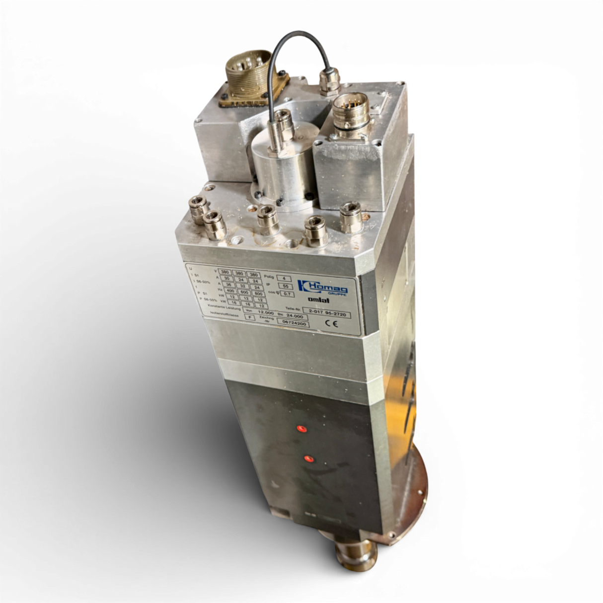 HOMAG WEEKE OMLAT Motorspindel Hauptspindel Motorspindel Motor Hauptmotor Teile Nr. 2-017-95-2720 Art Nr 2017952720 Zeichnung 06724200 CNC