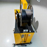 Strapex SMG 65 automatische Umreifungsanlage mit Fördertechnik und modularen Gliederbandförderanlage