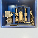 Strapex SMG 65 automatische Umreifungsanlage mit Fördertechnik und modularen Gliederbandförderanlage