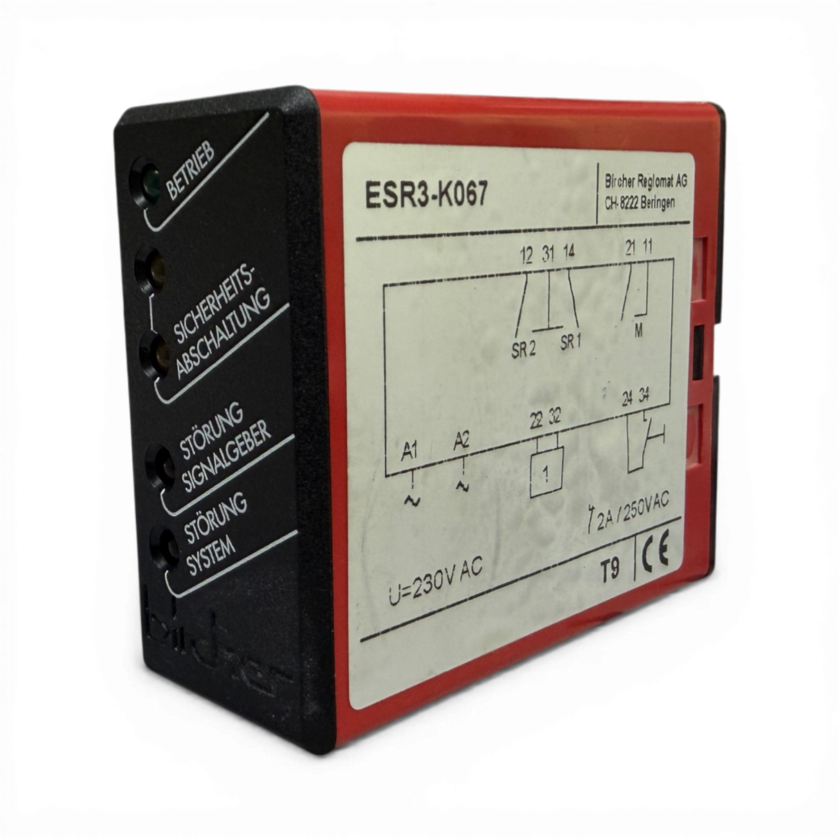 BIRCHER ESR3-K067 Sicherheitsschaltgerät | 230V AC | 4-008-32-0456