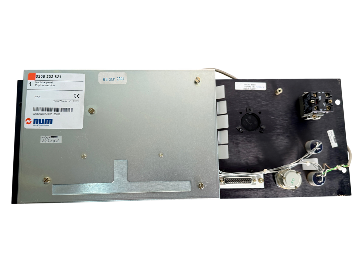 NUM Kurz Hub Tastatur Steuerung NUM 1060 Art Nr 207202 830M 0206202821J IMA 310 410 610 810