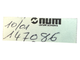 NUM Kurz Hub Tastatur Steuerung NUM 1060 Art Nr 207202 830M 0206202821J IMA 310 410 610 810
