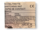 Homag Weeke Bircher Trittmatte Sicherheits-Schaltmatte ESM-21,  1200x1000mm blau 121019-001, PA00524-001 Homag Nr. 4-008-32-0432