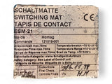 Homag Weeke Bircher Trittmatte Sicherheits-Schaltmatte ESM-21,  1200x1000mm blau 121019-001, PA00524-001 Homag Nr. 4-008-32-0432