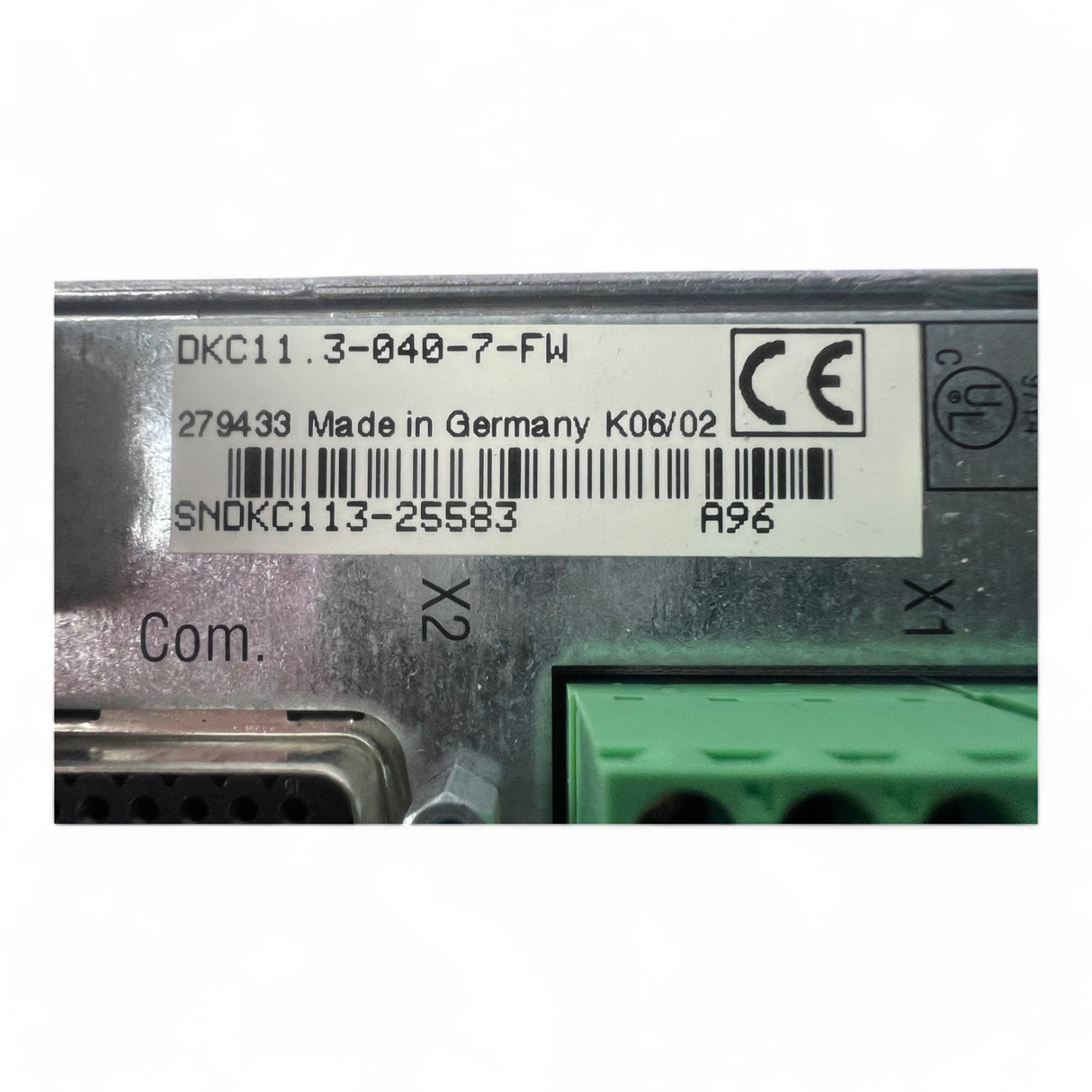 Bosch Rexroth Indramat Digitaler Servoregler DKC11.3-040-7-FW, Seriennummer SNDKC113-25583