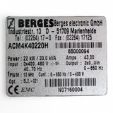 Berges ACM4K40220H Controller Frequenzumrichter 65000094 ‍