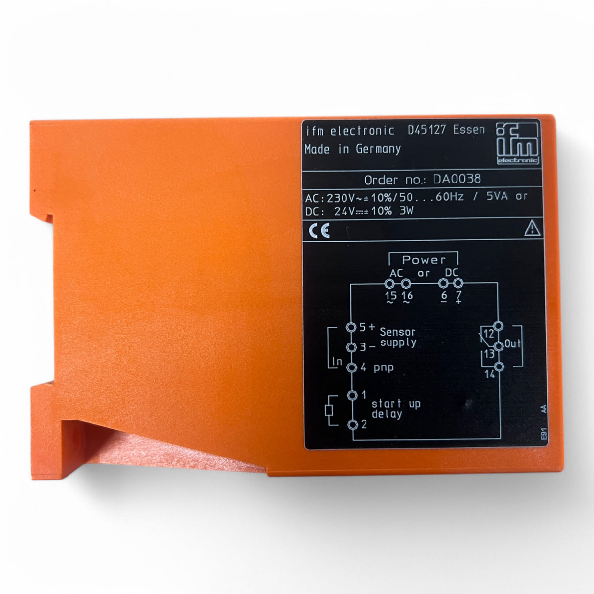 ifm electronic Stillstandswächter DA0025 underspeed monitor A 300 230V