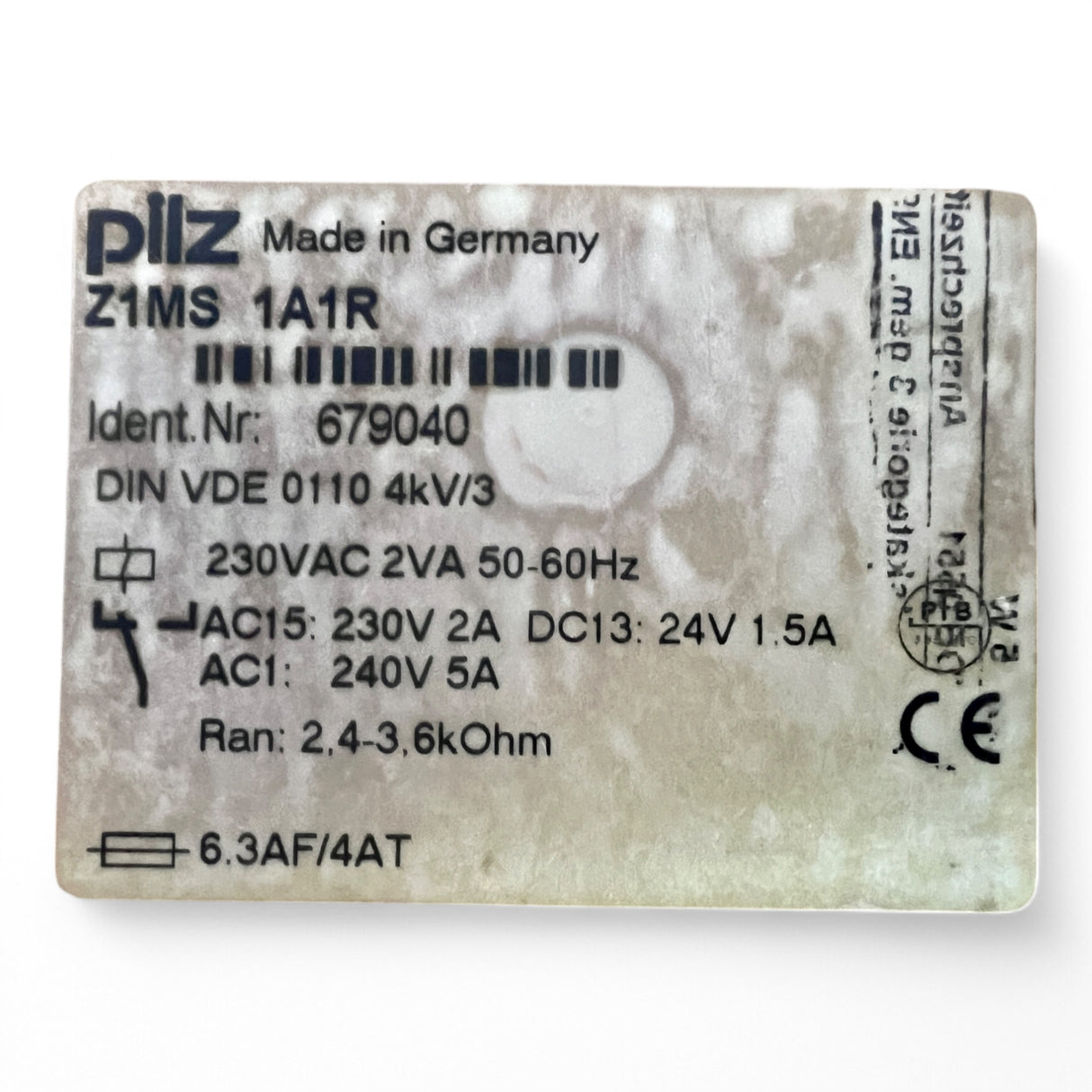 Pilz Z1MS 1A1R Sicherheitsrelais  679040